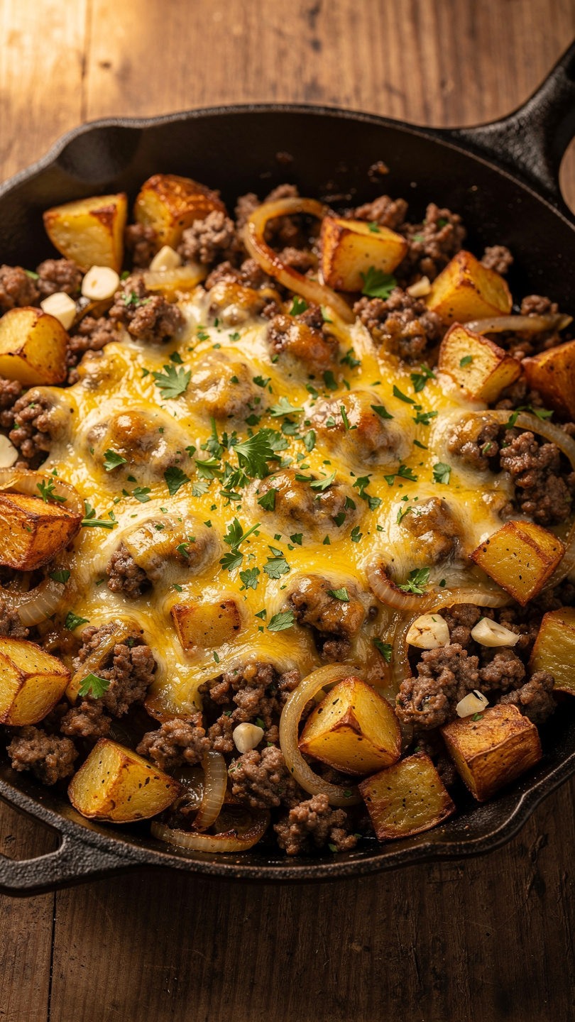 Ground Beef and Potato Casserole (Easy One-Pan Dinner)