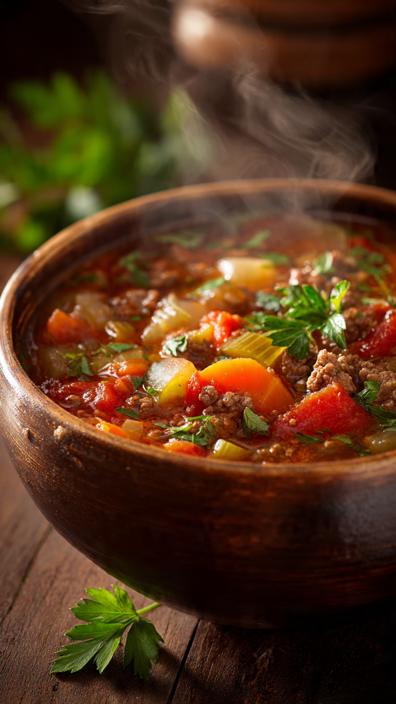 Creamy Potato and Hamburger Soup (Just Like Grandma Made)