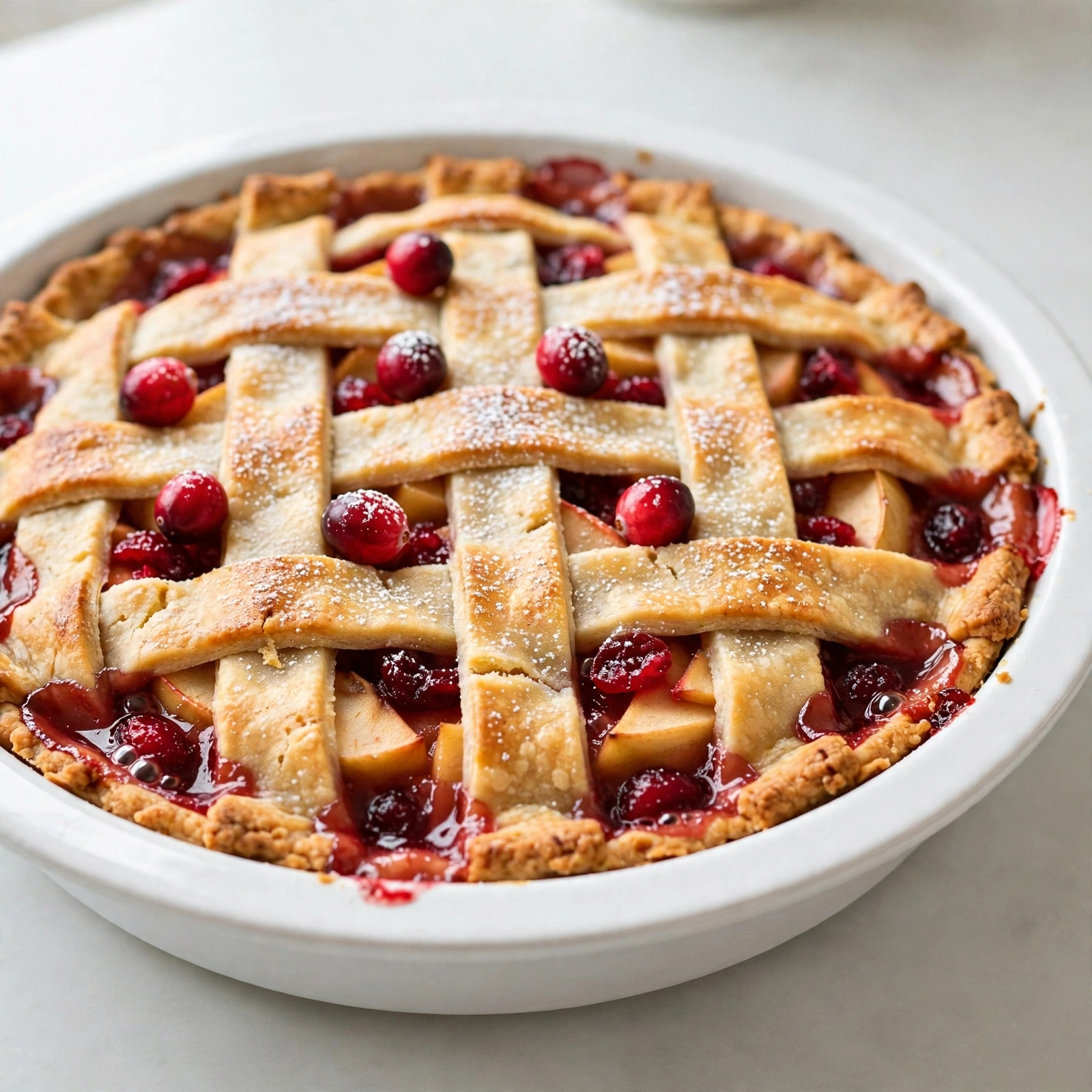 Apple Cranberry Pie