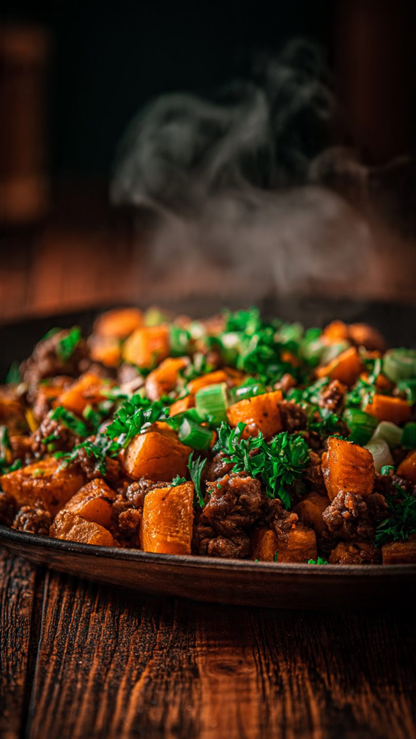 Ground Beef and Sweet Potato Skillet (Easy One-Pan Dinner)