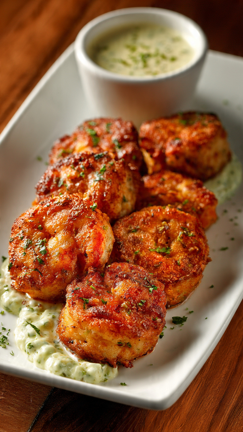 Shrimp Cakes with Lemon Aioli